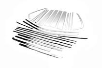 Toyota Land Cruiser Prado 150 2009-2023 гг. Полный комплект хромированных окантовок стекол фото 5