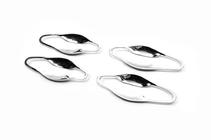 Hyundai IX-35 2010-2015 гг. Хромированные накладки вокруг ручек (4 шт, ABS) фото 2