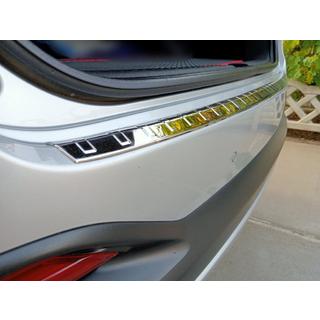 Накладка на задний бампер нержавейка Kia Sorento III UM 2014-2020 гг. фото 2