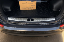 Накладка на задний порог багажника Libao нержавейка фото 3