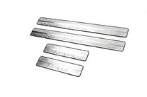 Toyota Rav 4 2013-2018 гг. Накладки на пороги Libao (4 шт, нержавейка) фото 2