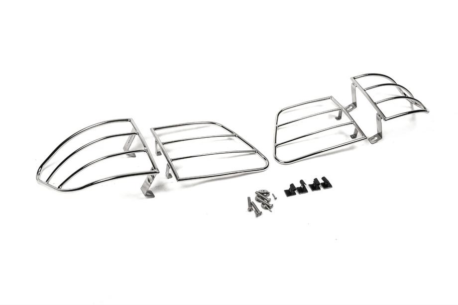 Toyota Fortuner 2006-2015 гг. Защита задних фонарей (нержавейка) Фото 4