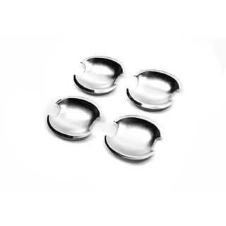 Хром накладки под ручки Libao (4 шт, пластик) Skoda Octavia II A5 2010-2013 гг. фото 2