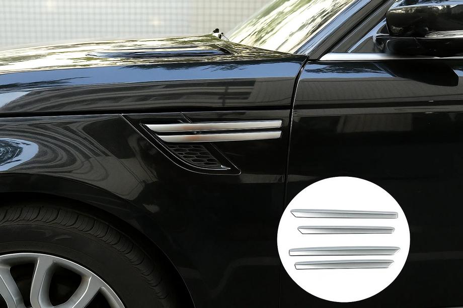 Range Rover Sport 2014-2022 гг. Хромированные накладки на жабры (4 шт) Фото 1