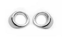 Хром накладки на противотуманные фары Libao (2 шт, пластик) фото 1