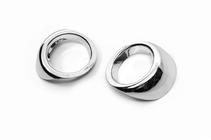 Хром накладки на противотуманные фары Libao (2 шт, пластик) фото 2