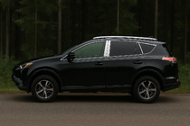 Toyota Rav 4 2013-2018 гг. Полный комплект хромированных окантовок стекол фото 1