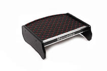 Mercedes Vito W639 2004-2014 гг. Полка на панель (Черная с красной строчкой) фото 3