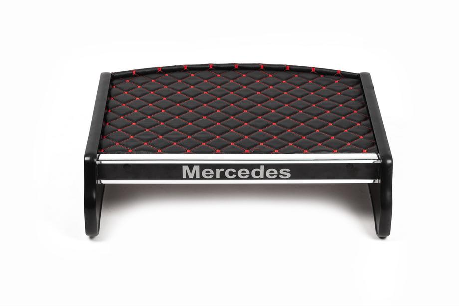 Mercedes Viano 2004-2014 гг. Полка на панель (Тип-2, RED) Image