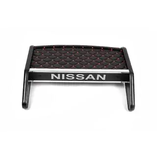 Полка на торпедо (2010-2014, Черная с красной строчкой) Nissan Primastar 2002-2014 гг. фото 2