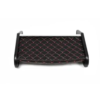 Полка на торпедо (2010-2014, Черная с красной строчкой) Nissan Primastar 2002-2014 гг. фото 4