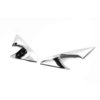 Накладки на треугольник возле зеркала (2 шт, ABS) Kia Sportage 2010-2015 гг. фото 2