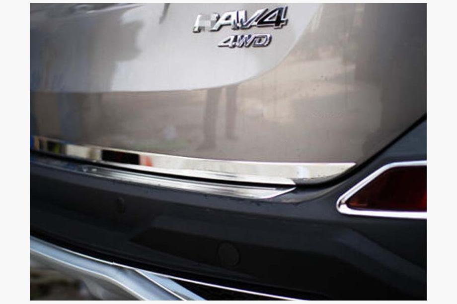 Toyota Rav 4 2013-2018 гг. Накладка на багажник Libao V2 нержавейка Image