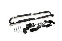 Toyota Rav 4 2006-2013 гг. Боковые трубы для длинной базы L 169,5 см (76мм, 2 шт, нержавейка) фото 5