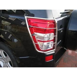 Защита задних фонарей (нержавейка) Suzuki Grand Vitara 2005-2017 гг. фото 4