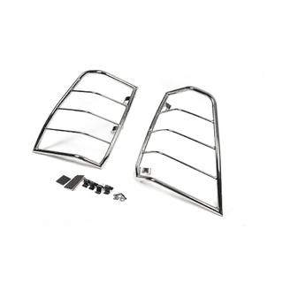 Защита задних фонарей (нержавейка) Suzuki Grand Vitara 2005-2017 гг. фото 2