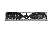 Renault Рамка Номерного Знака Хром Renault (1 шт, Нержавеющая Сталь) фото 1