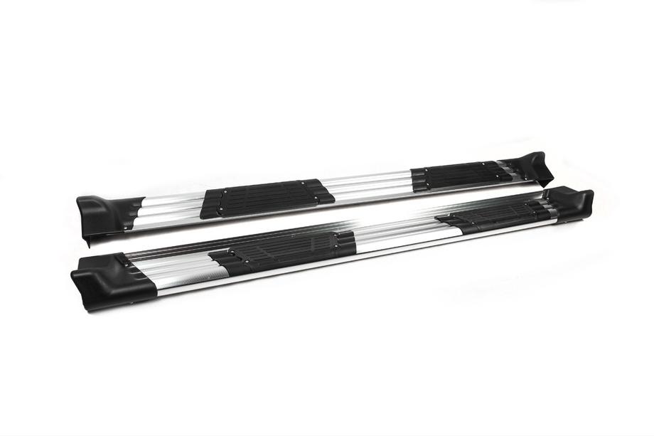 Honda CRV 2001-2006 гг. Боковые Подножки OEM (2 шт, Алюминий) Image