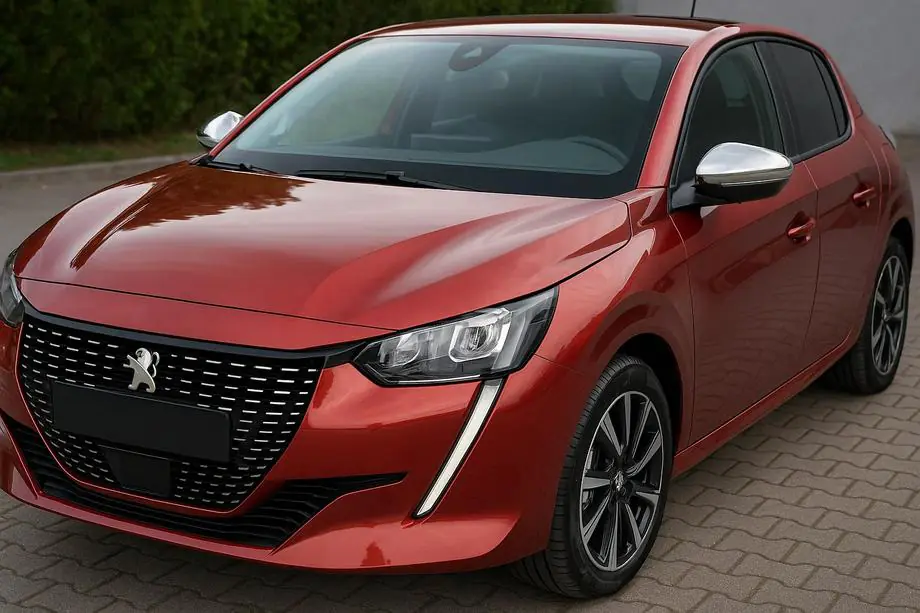 Peugeot 208 2019- гг. Накладки на Зеркала (2 шт, Нержавейка)