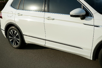 Volkswagen Tiguan 2016-2023 гг. Дверные молдинги Carmos (4 шт, нержавейка) фото 4