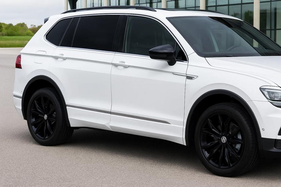 Volkswagen Tiguan 2016-2023 гг. Дверные молдинги Carmos (4 шт, нержавейка) Image