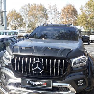 Mercedes X-Class Комплект накладок на капот DRAGON (3 шт)