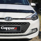 Hyundai I-20 2014-2020 гг. Дефлектор капота (EuroCap) фото 5