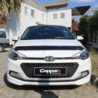 Hyundai I-20 2014-2020 гг. Дефлектор капота (EuroCap) фото 3