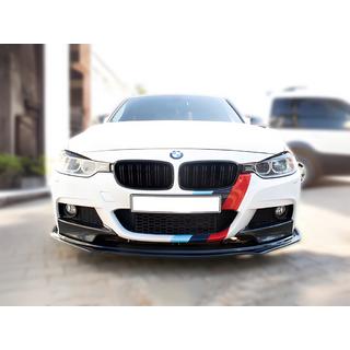 BMW F30/F31/F34 Накладка на передний бампер ЛИП для М-Performance (черная)