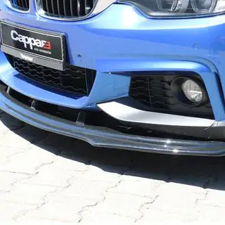Передняя губа на бампер для M-Sport (черная) фото 3