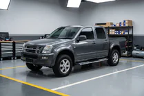 Isuzu D-Max 2002-2011 гг. Боковые Подножки Tayga V2 (2007-2012, 2 шт., Алюминий) фото 1
