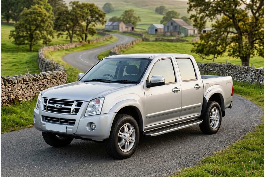 Isuzu D-Max 2002-2011 гг. Боковые Подножки Fullmond (2007-2012, 2 шт., Алюминий) Image