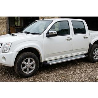 Боковые Подножки Maya V2 (2007-2012, 2 шт., Алюминий) Isuzu D-Max 2002-2011 гг. фото 1