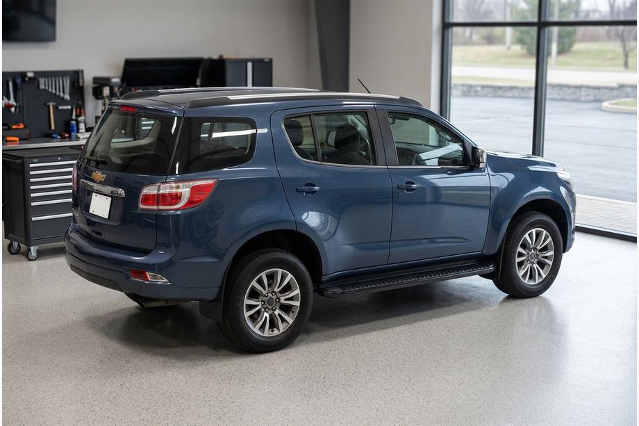 Chevrolet Trailblazer 2012-2019 гг. Боковые Подножки Tayga Black (2 шт., Алюминий) Фото 1