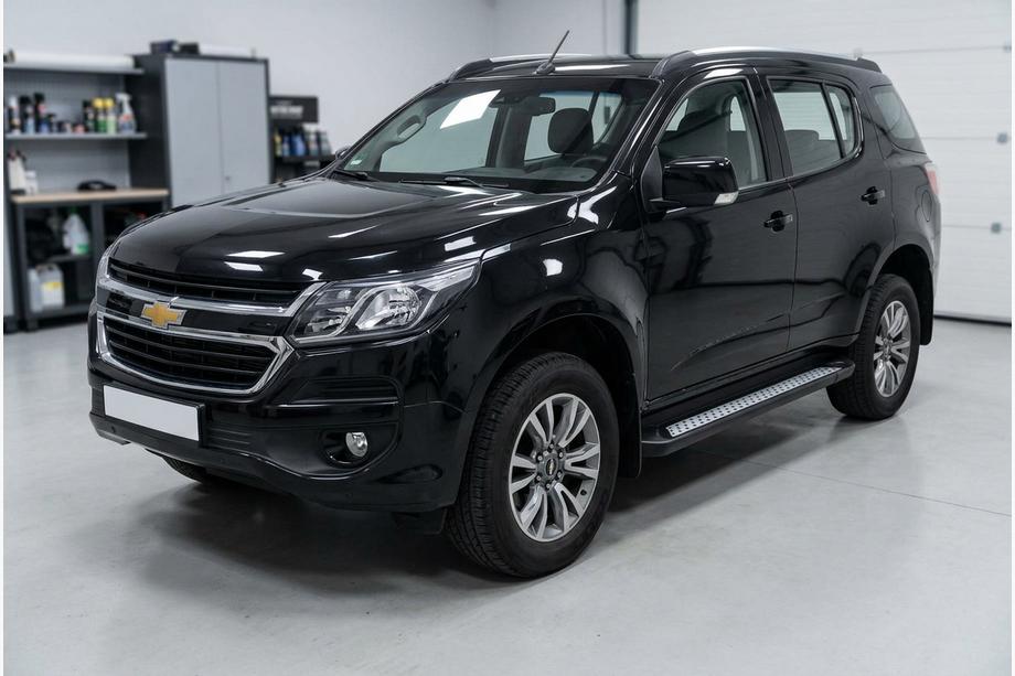 Chevrolet Trailblazer 2012-2019 гг. Боковые Подножки Vision New Black (2 шт., Алюминий) Image