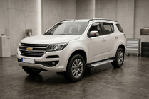 Chevrolet Trailblazer 2012-2019 гг. Боковые Подножки Vision New Grey (2 шт., Алюминий) фото 1
