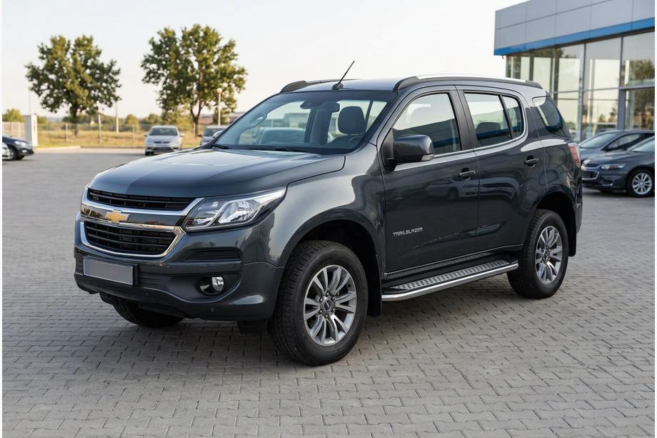 Chevrolet Trailblazer 2012-2019 гг. Боковые Подножки Maydos V2 (2 шт., Алюминий и Нержавейка) Фото 1