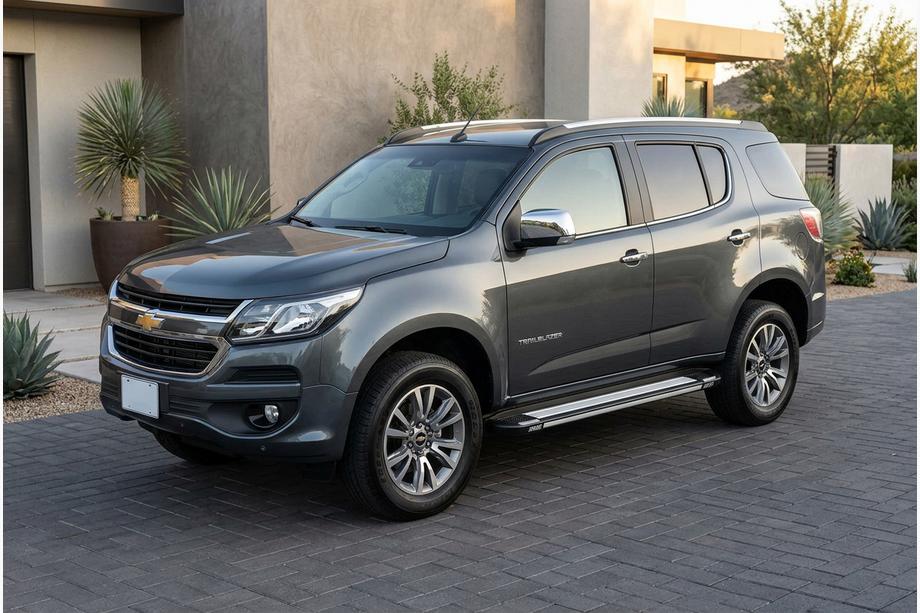 Chevrolet Trailblazer 2012-2019 гг. Боковые Подножки Rainbow (2 шт., Алюминий) Image