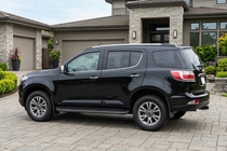 Chevrolet Trailblazer 2012-2019 гг. Боковые пороги Bosphorus Black (2 шт., алюминий) фото 1