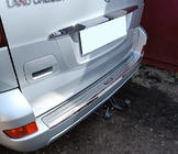 Toyota Land Cruiser Prado 120 2002-2009 гг. Накладка на задний бампер фото 1