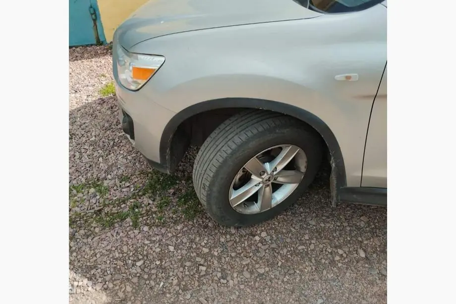Mitsubishi ASX 2010-2023 гг. Расширители арок 2012-2016 (4 шт, черные, ABS-пластик)
