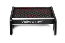 Volkswagen LT 1995-2006 гг. Полка на панель (Черная с красной строчкой) фото 4