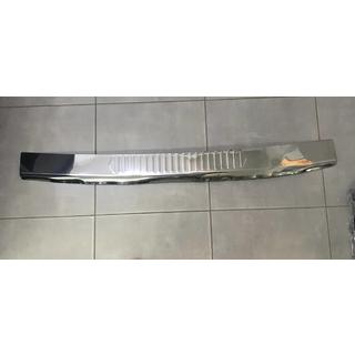 РАСПРОДАЖА! Накладка на задний бампер с загибом (Carmos, нержавеющая сталь) Volkswagen T5 Transporter 2003-2010 гг. фото 3