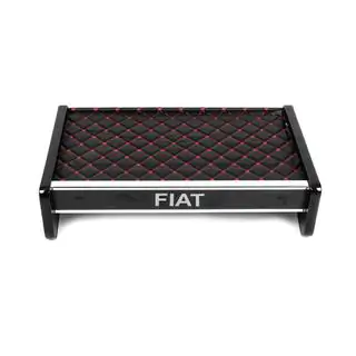Полка на панель (Черная с красной строчкой) Fiat Ducato 2006-2025 гг. фото 3
