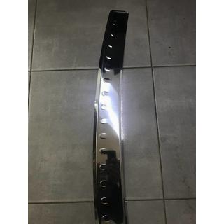 РАСПРОДАЖА! Накладка на задний бампер с загибом (Carmos, нержавеющая сталь) Volkswagen Caddy 2004-2010 гг. фото 3