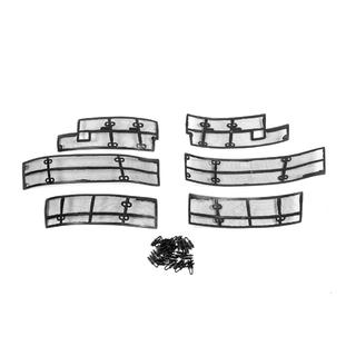 Защитная сетка на решетку радиатора (2015-2018) Toyota Highlander 2013-2019 гг. фото 3