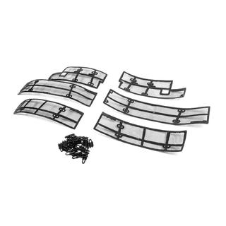 Защитная сетка на решетку радиатора (2015-2018) Toyota Highlander 2013-2019 гг. фото 1