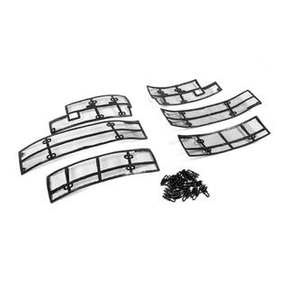 Защитная сетка на решетку радиатора (2015-2018) Toyota Highlander 2013-2019 гг. фото 2