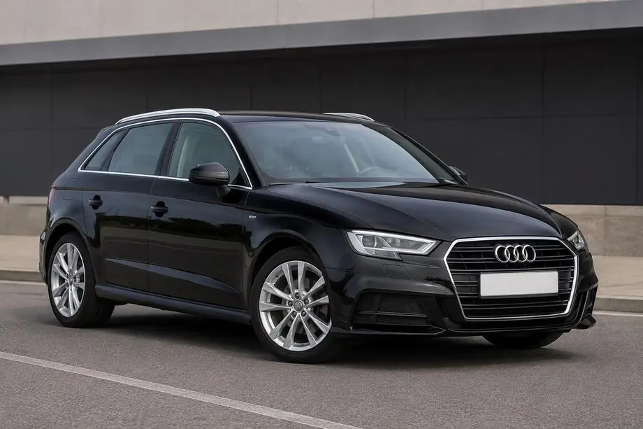 Audi A3 2012-2020 гг. Рейлинги на крышу (2 шт, алюминий) Image