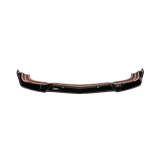 Передний лип для 1234 Upgrade (2011-2014) Черный Mercedes C-class W204 2007-2015 гг. фото 1